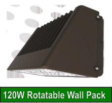 120W Rotatable Wall Pack