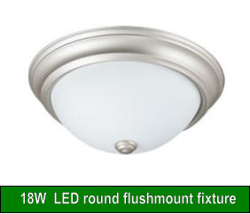 18W  LED round flushmount fixture